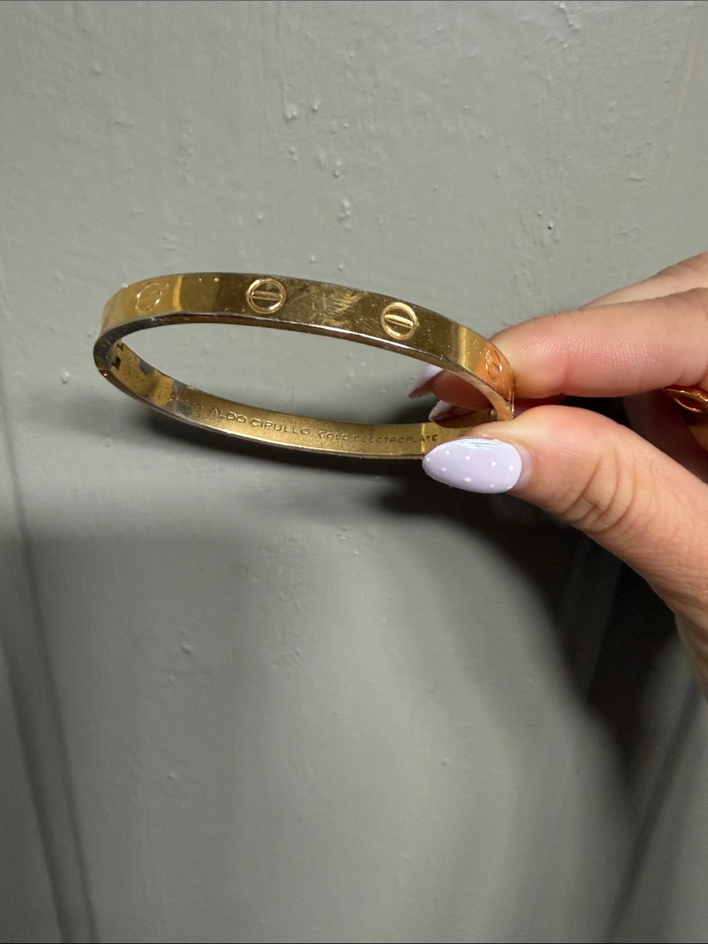 Charles Revson x Aldo Cipullo (Cartier designer) Love Bracelet